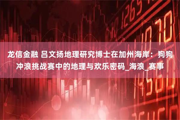龙信金融 吕文扬地理研究博士在加州海岸:狗狗冲浪挑战赛中的地理与欢乐密码_海浪_赛事